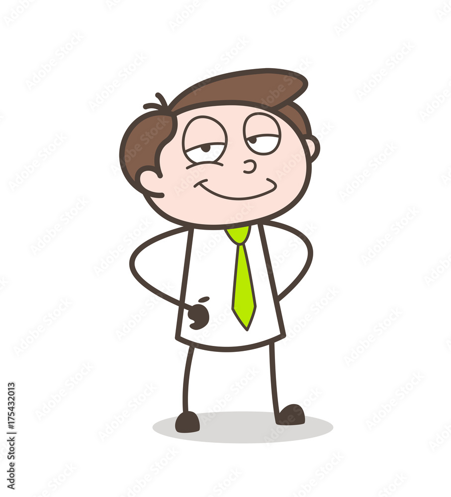 satisfied happy businessman face expression vector satisfied happy businessman face expression vector