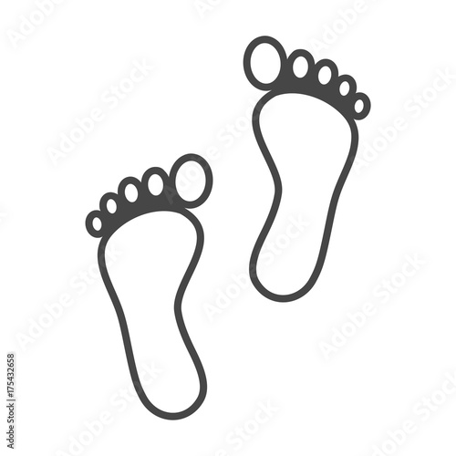 Two footprint 