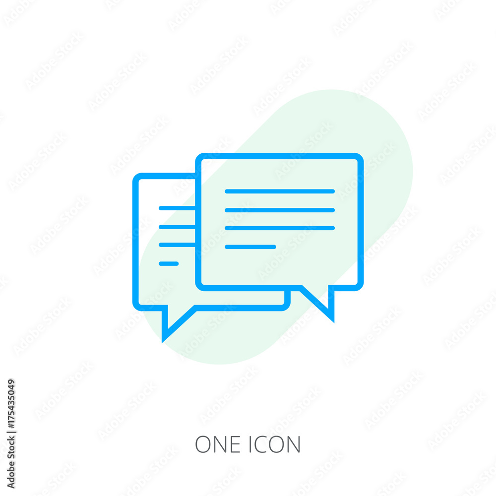 Business chat icon Business chat icon