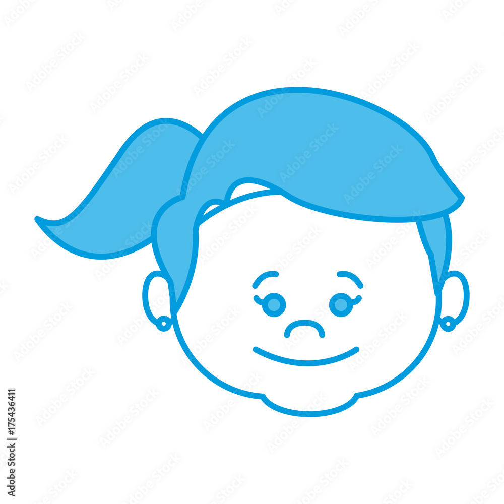 Cute grandmother cartoon icon vector illustration graphic design