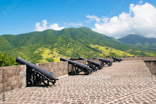 Canvas Print The fort at Brimstone Hill, Basseterre, St. Kitts, Caribbean