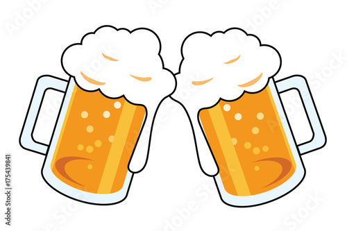 ジョッキのビールで乾杯のイラスト ベクターデータ Illustration Of Beer Stock Vector Adobe Stock ジョッキのビールで乾杯のイラスト ベクターデータ Illustration Of Beer Stock Vector Adobe Stock