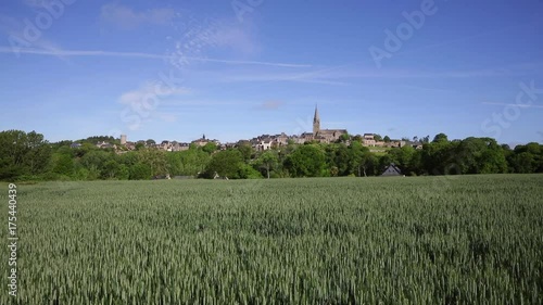 Video, Bécherel, village of France,