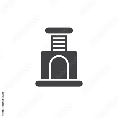 Cat scratcher icon vector, filled flat sign, solid pictogram isolated on white. Symbol, logo illustration.
