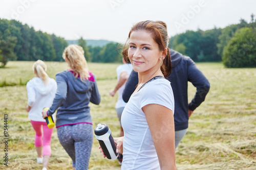 Junge Frau als Jogger