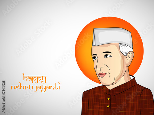 Illustration of background for Jawaharlal Nehru Jayanti