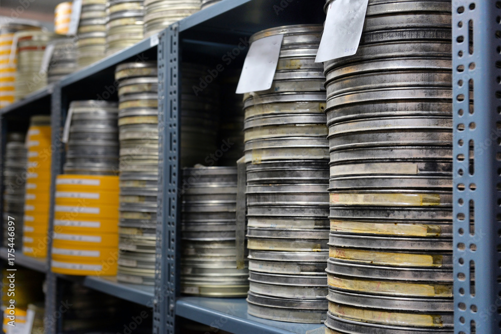 Fototapeta premium films were stored in the archive