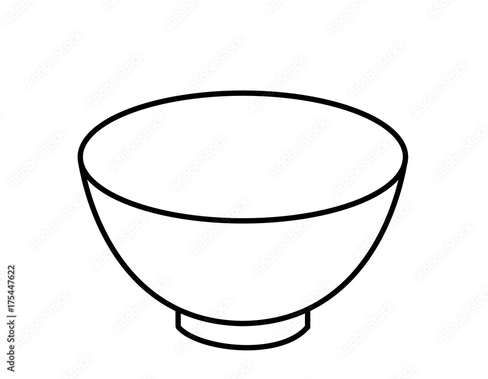 お茶碗 線画 Stock イラスト Adobe Stock お茶碗 線画 Stock イラスト Adobe Stock