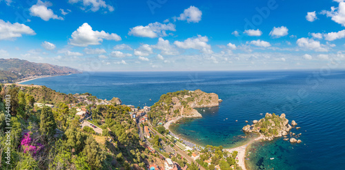 Island Isola Bella in Taormina  Italy