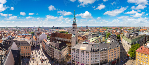 Panoramic view of Munich, Germany