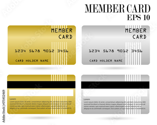 member card, business VIP card, design for privilege member,vector