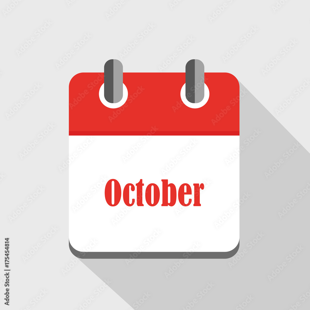 kalender icon october kalender icon october