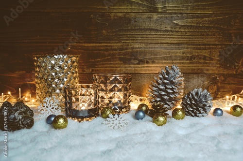 Weihnachtsdekoration - Glas...