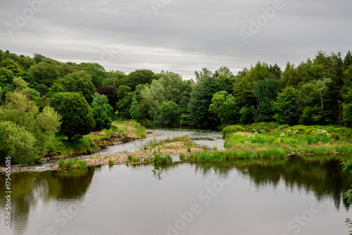 River Don view at Seaton park in Aberdeen  Scotland