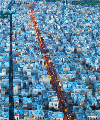 Tehran birds-eye view. Iran