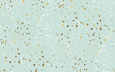 Acrylglasbilder Polka-Dot-Muster Winterliches Punktemuster in Pastelltönen  © galyna_p