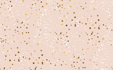Acrylglasbilder Polka-Dot-Muster Luxuriöses Schneemuster für Winterfest  © galyna_p