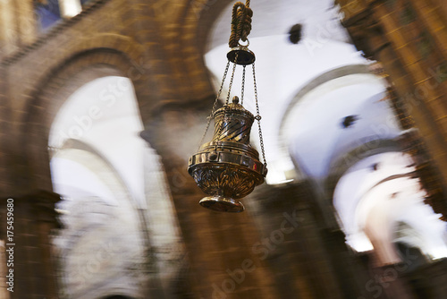 Botafumeiro en la Catedral de Santiago de Compostela