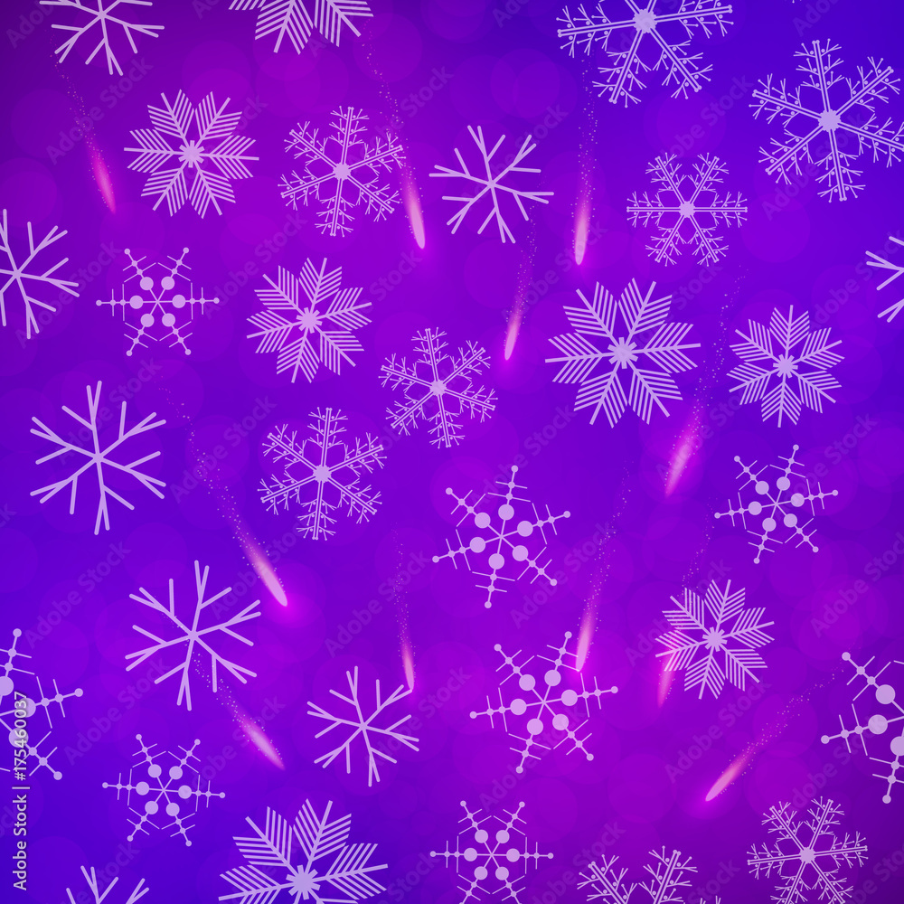 Abstract winter background with snowflakes Abstract winter background with snowflakes