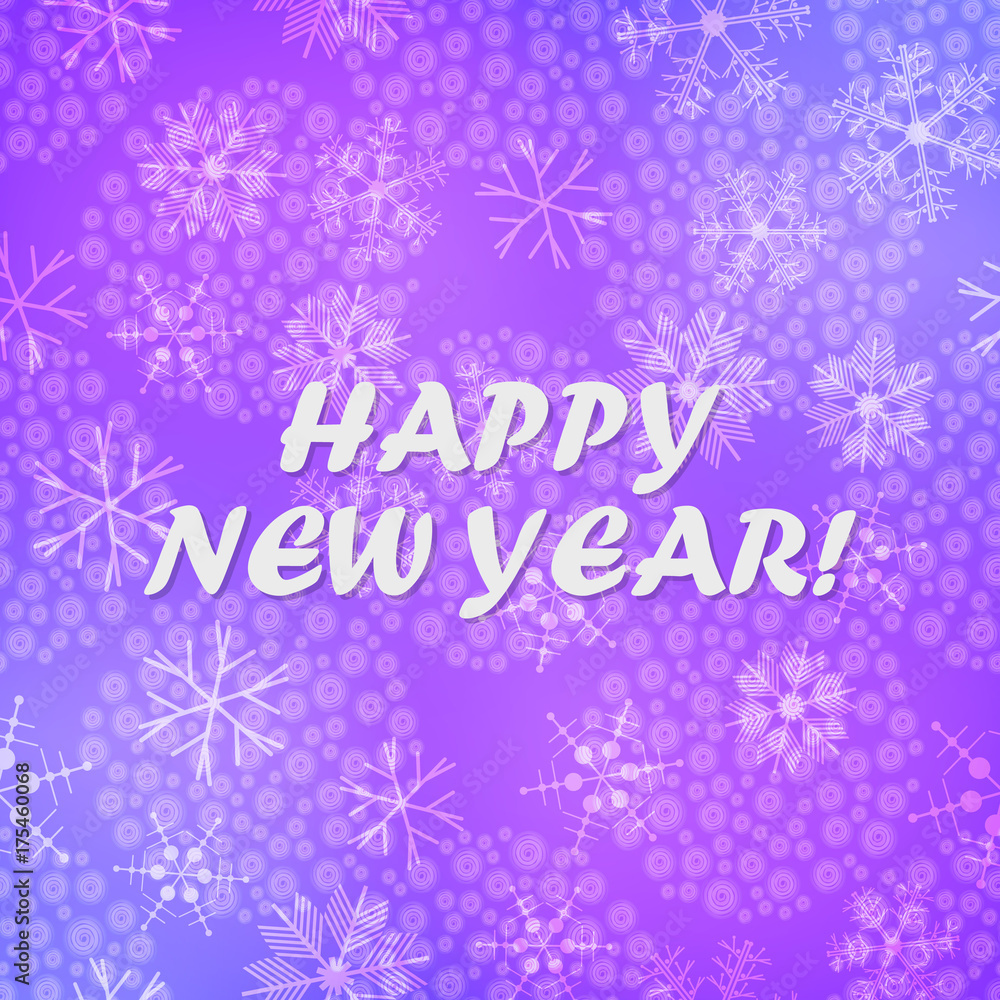 Abstract winter background with snowflakes Abstract winter background with snowflakes