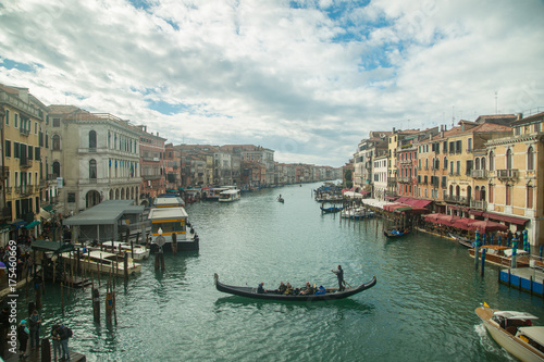 Venice gondola boat transport customer visit © hin255