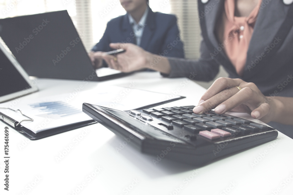 Business and finance concept : Business team meeting consulting the project. Professional investor working project planning. Business and finance concept : Business team meeting consulting the project. Professional investor working project planning.