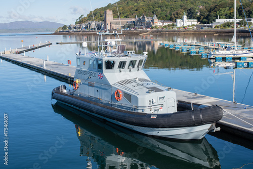 The Border Force Boat Moored in Oban photo