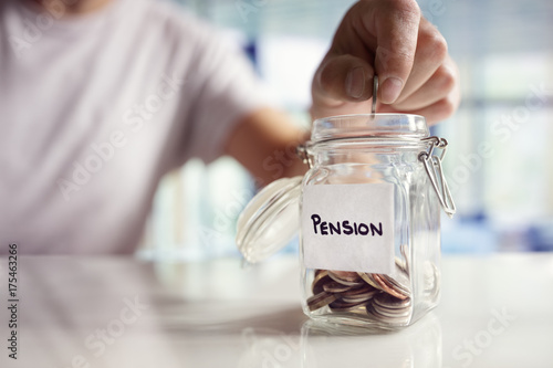 Saving and pension planning photo