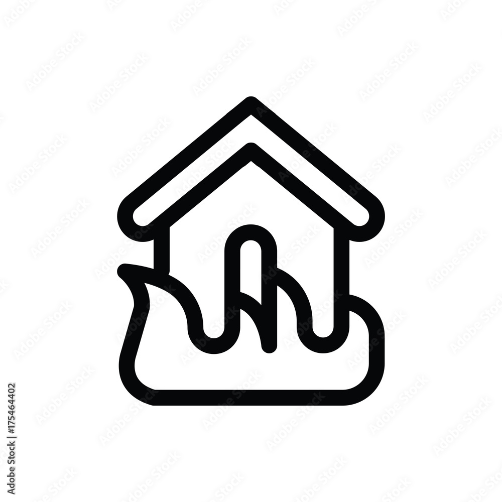 Burn home icon