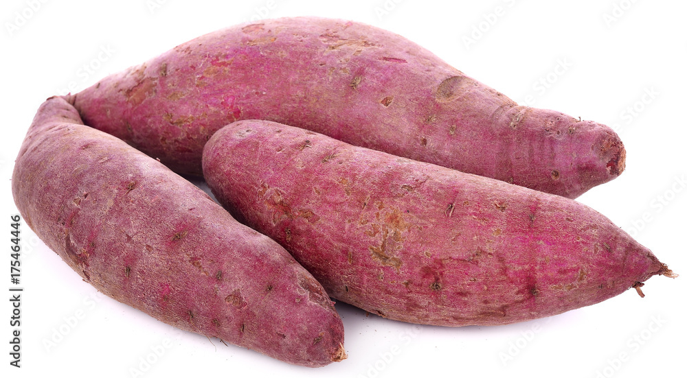 Sweet potato isolated on white background Sweet potato isolated on white background