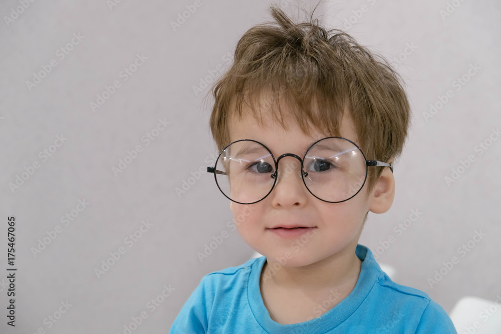 Little baby with Glasses, new family and love concept. Asian Little baby with Glasses, new family and love concept. Asian