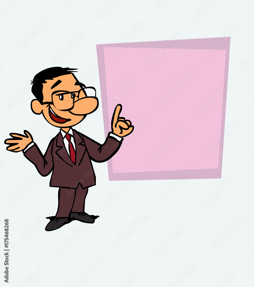 Asian businessman relaxed, speak content. Is showing, as in a presentation, the data you want. Asian businessman relaxed, speak content. Is showing, as in a presentation, the data you want.