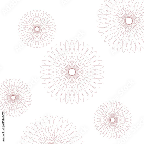 Pattern abstract flower