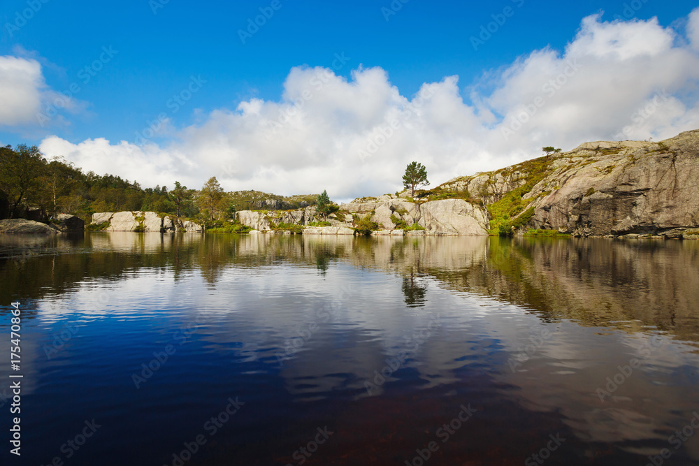 Fototapeta premium The mountain lake