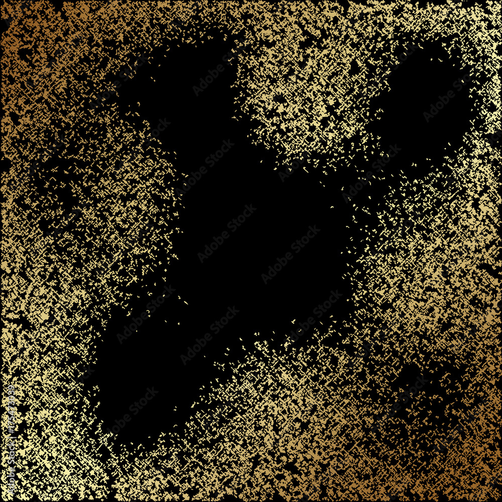 Fototapeta premium Vector abstract gold texture square background