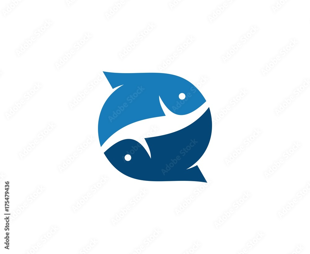 Fototapeta premium Fish logo