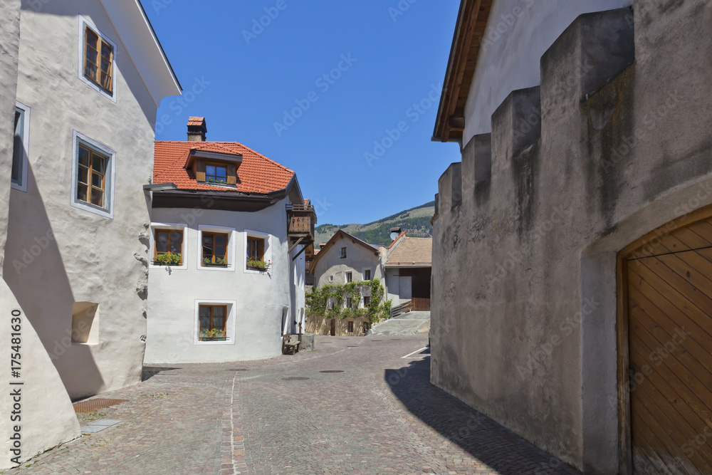Südtirol- Impressionen, Altstadt, Glurns im Vinschgau