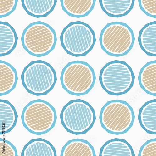 Polka dot seamless pattern. Striped texture. Textile rapport.