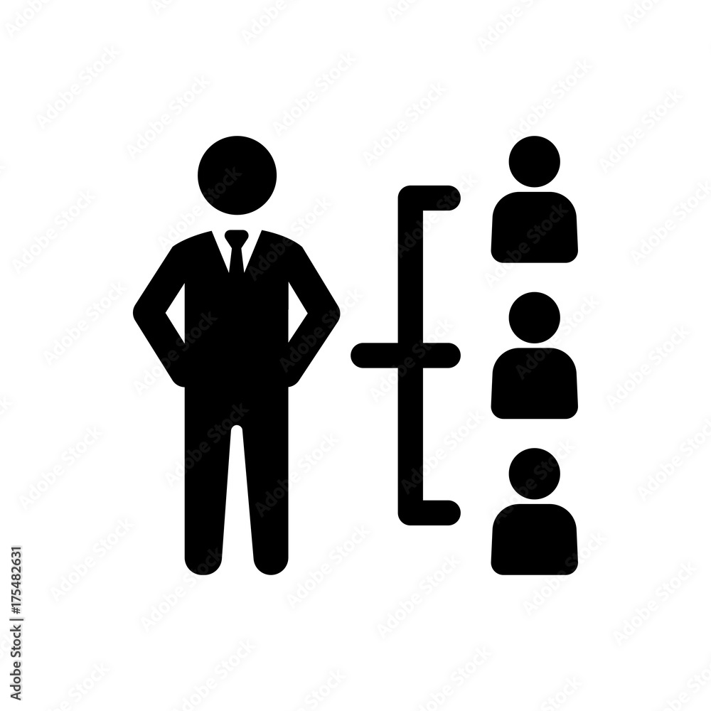 Business Management Icon Business Management Icon