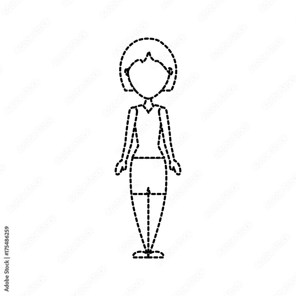 Fototapeta premium woman vector illustration