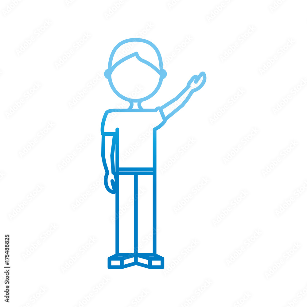 boy  vector illustration