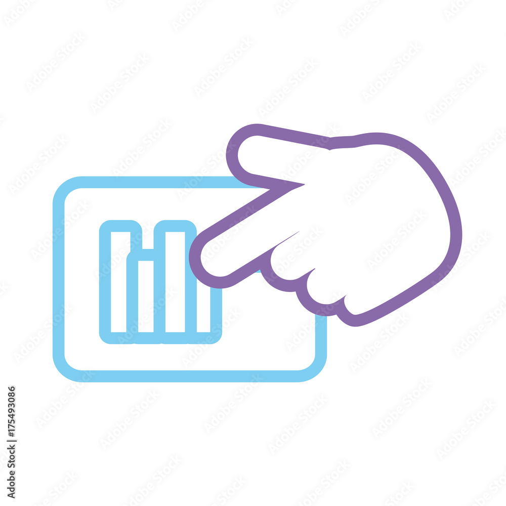 data stadistic vector illustration data stadistic vector illustration