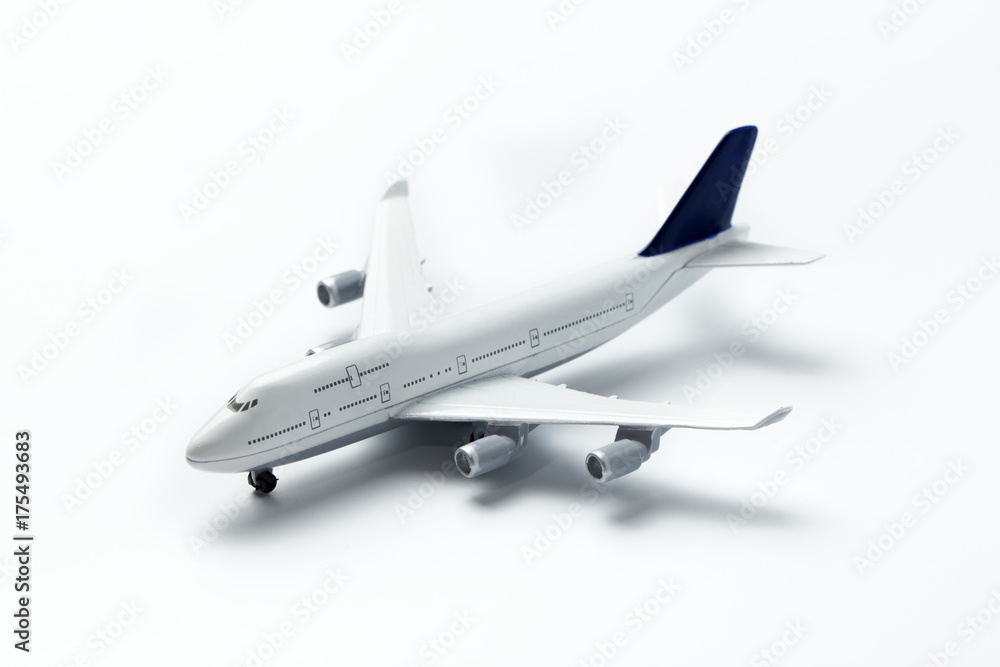 Obraz premium Miniature airplane isolated