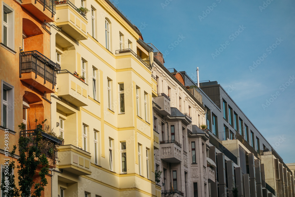 houses in a row at berlin