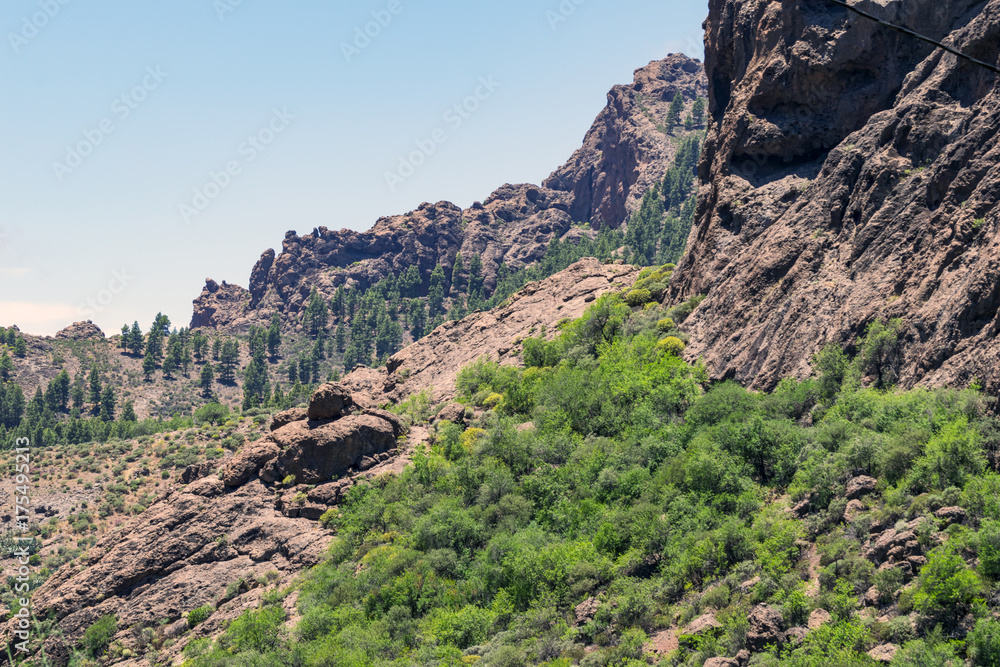 Breathtaking landscape with the most beautifull mountain peaks on grand canary, canary islands, spain. Breathtaking landscape with the most beautifull mountain peaks on grand canary, canary islands, spain.