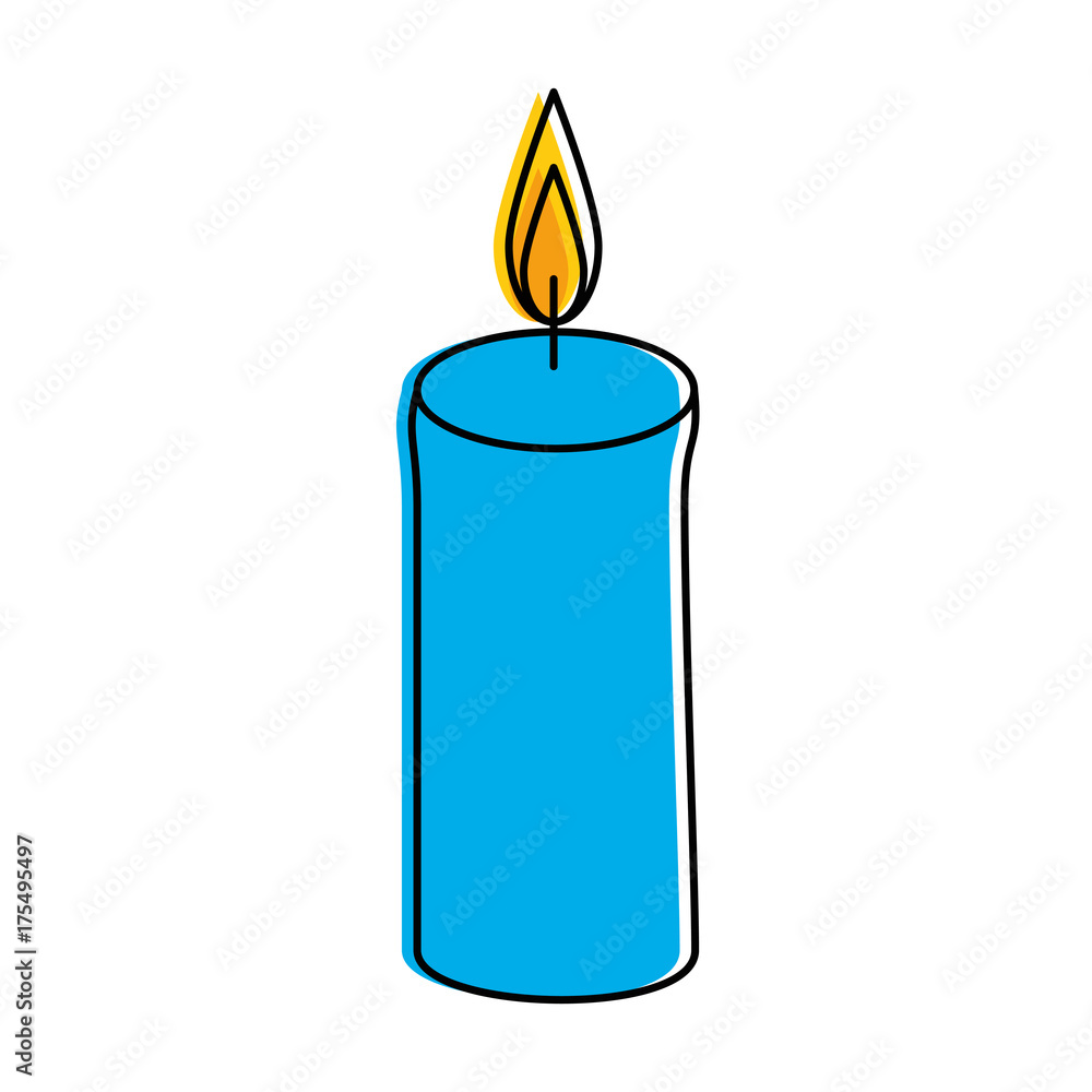 celebration candle isolated icon celebration candle isolated icon
