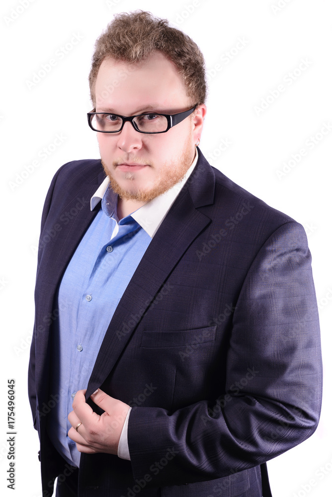 Portrait of businessman. isolated on White background Portrait of businessman. isolated on White background
