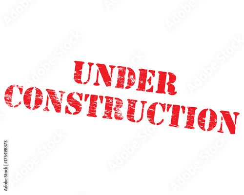 Under Construction Stencil