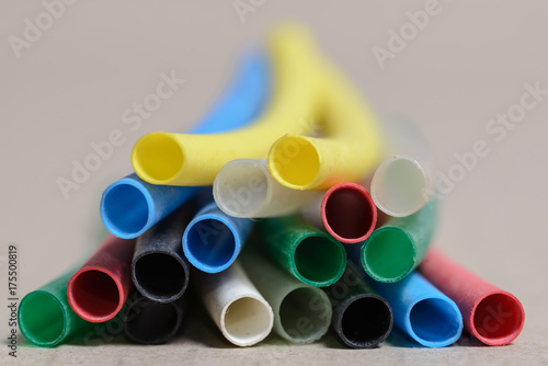 colored tube shrinking