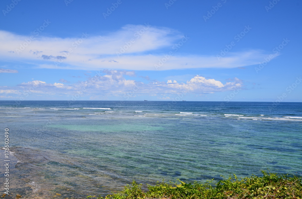 Marine landscape in Zanzibar. Tanzania